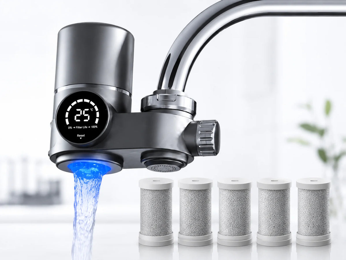 AquaClair™ — Purificateur d'eau intelligent pour robinet