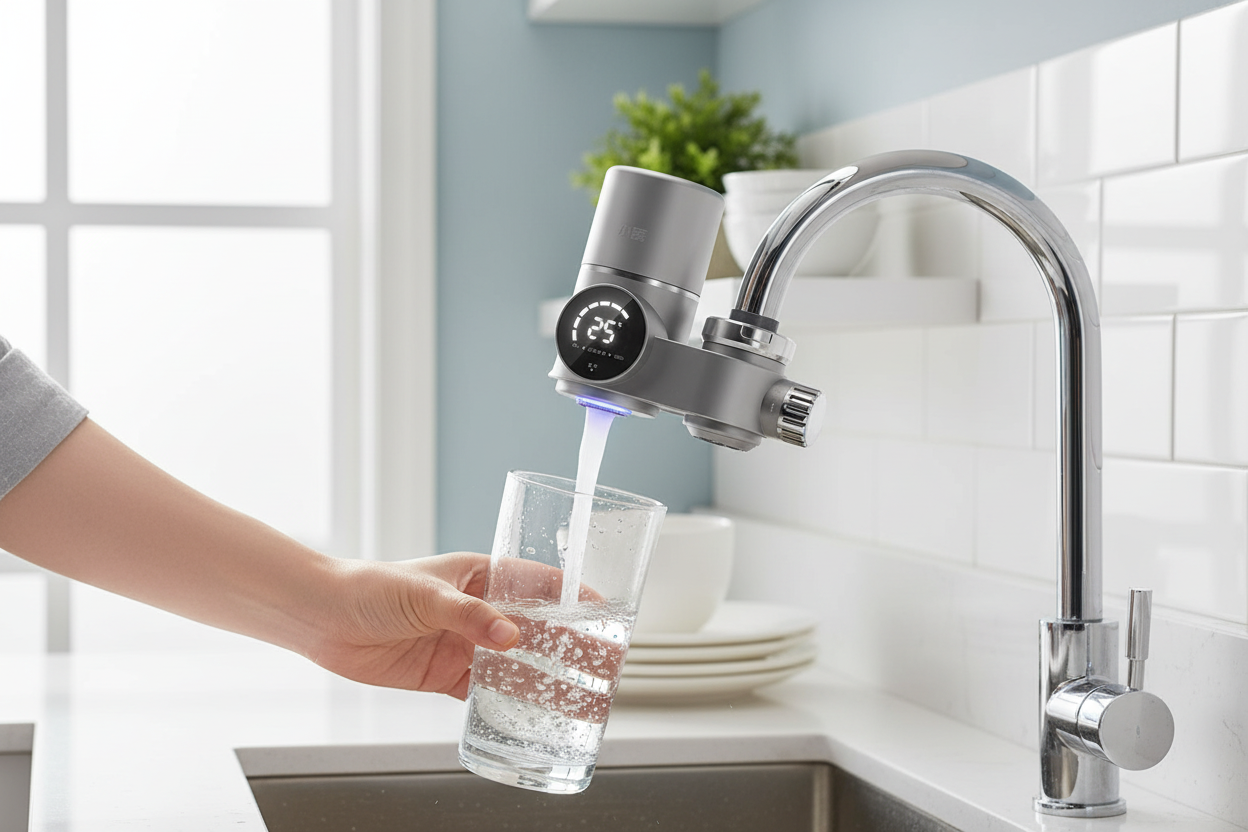 AquaClair™ — Purificateur d'eau intelligent pour robinet