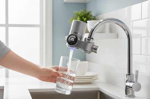 AquaClair™ — Purificateur d'eau intelligent pour robinet